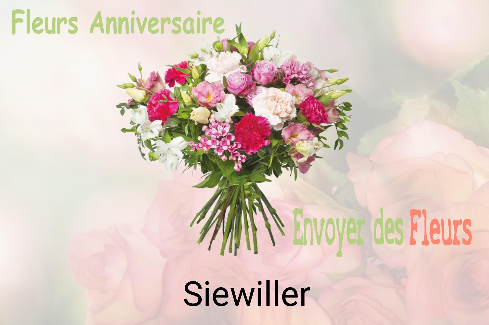 Bouquet de fleurs d’anniversaire livré à Siewiller
